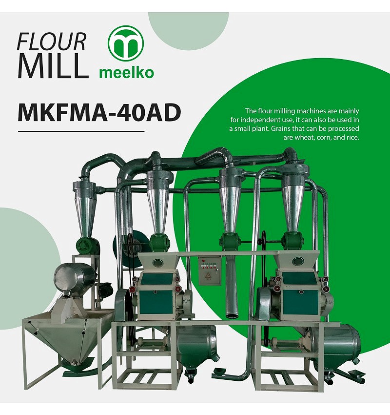 Imagen del producto Molino de Harina MKFMA-40AD de 300–350 kg/h - Meelko