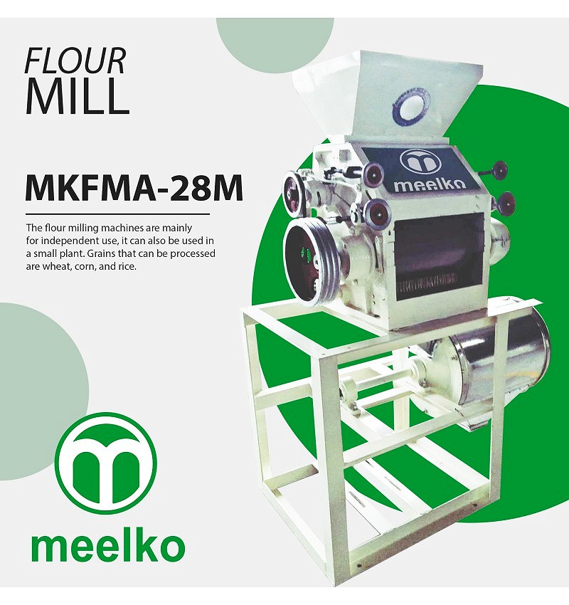 Imagen del producto Molino de Harina MKFMA-28M de 100–150 kg/h - Meelko