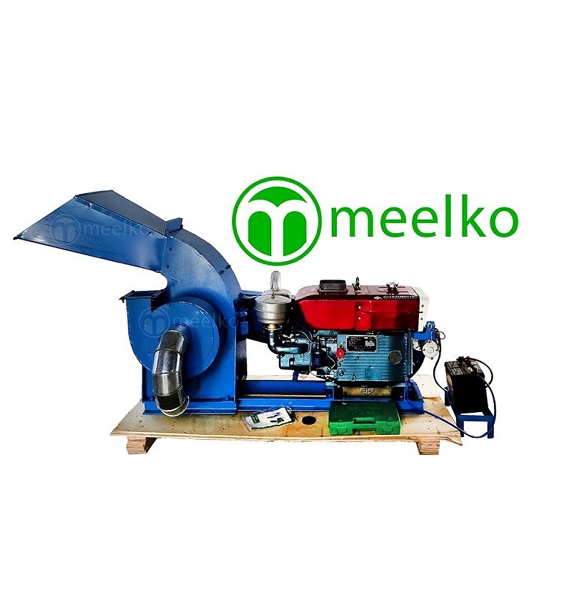 Imagen del producto Molino Triturador de Biomasa Diésel MKH420A: Hasta 545 kg/h - Meelko
